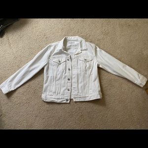 Lucky brand white jean jacket